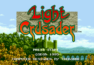 Light Crusader Title Screen